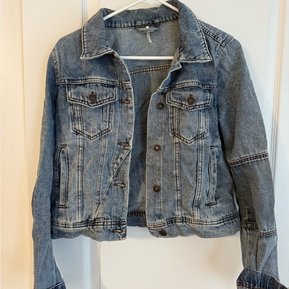 Free People Rumors Denim Jacket